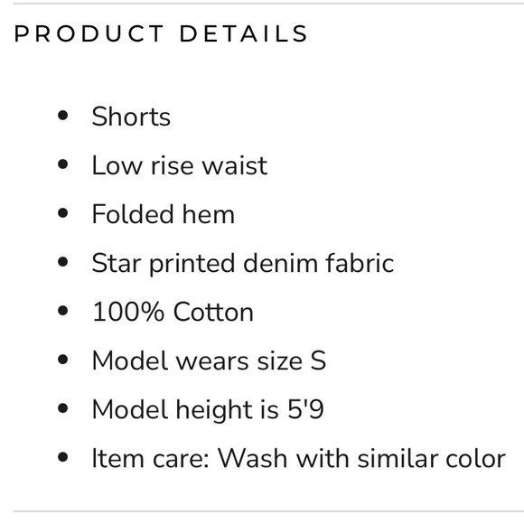 NWT, Edikted, Women’s, Shooting Star Low Rise Denim Shorts - Picture 6 of 9